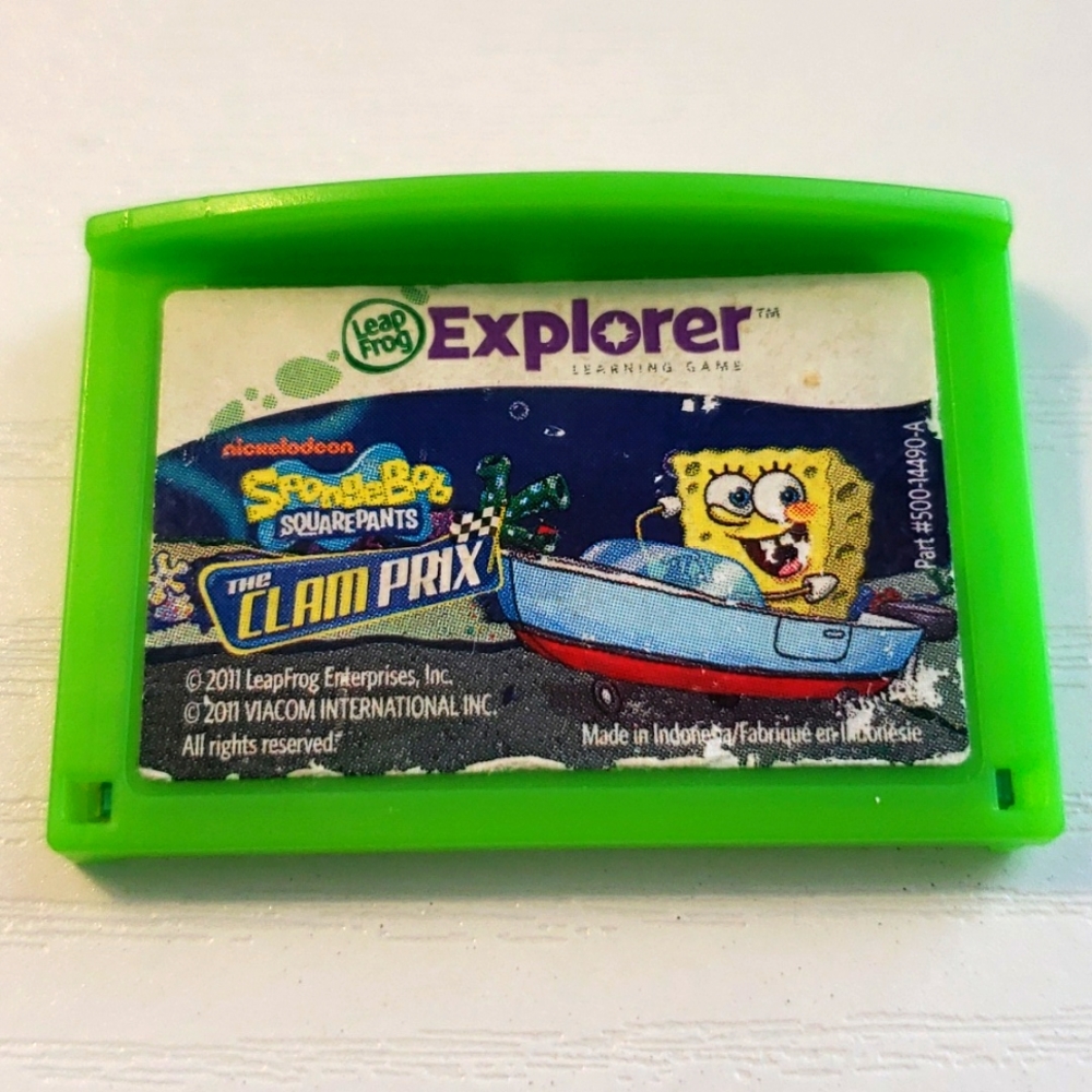 LeapPad Explorer Learning: SpongeBob Clam Prix